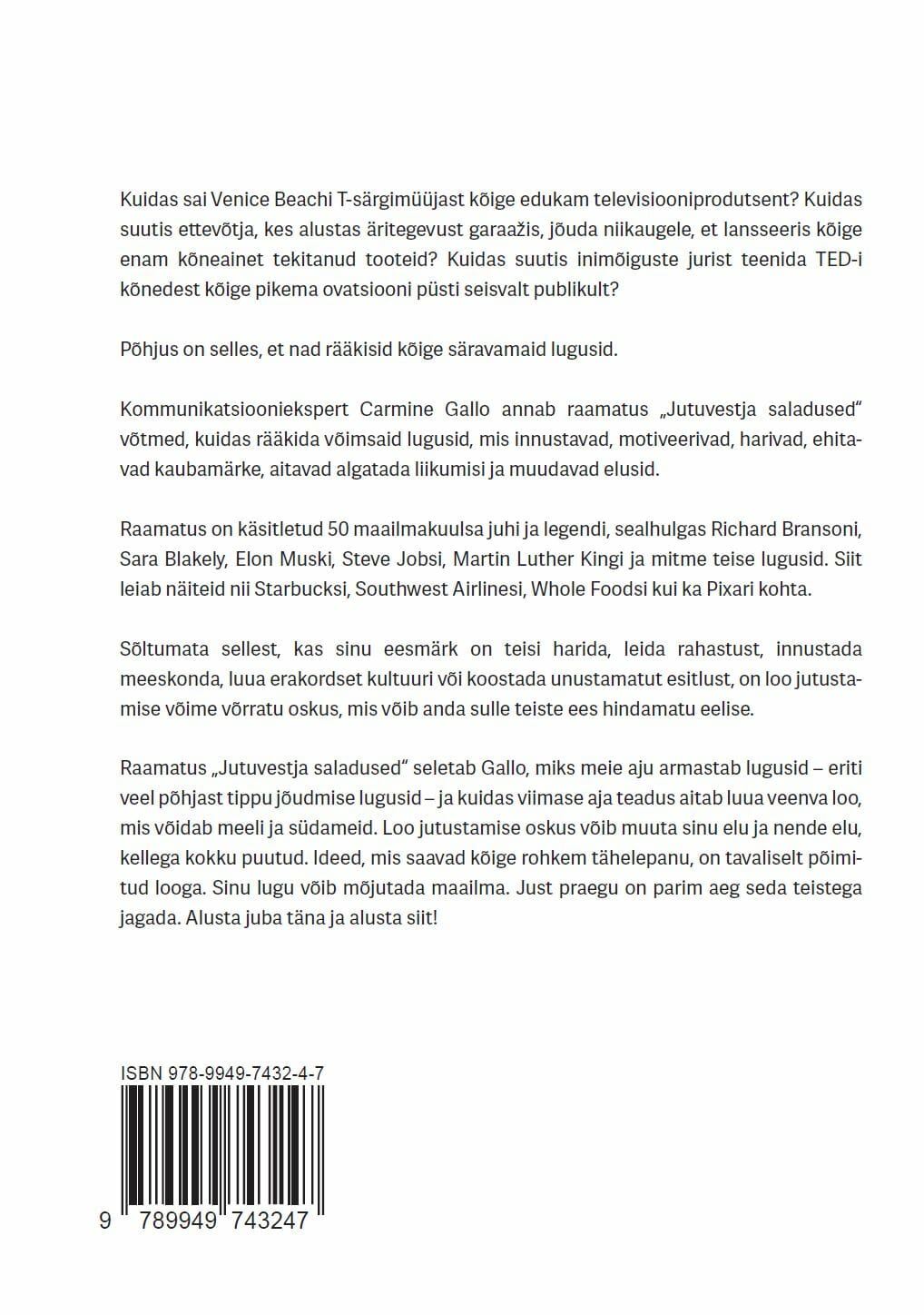 Jutuvestja saladus TK Jutuvestja saladu